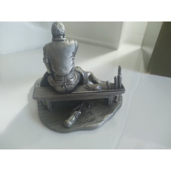 Franklin Mint People of Canada Series "Sailmaker" pewter Figurine Original Box - Picture 8 of 15